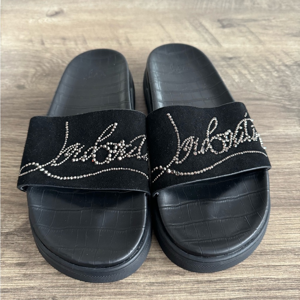 Louboutin slides